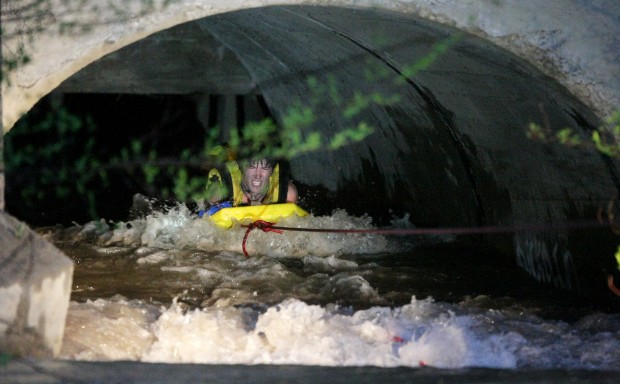 Rescue from canal